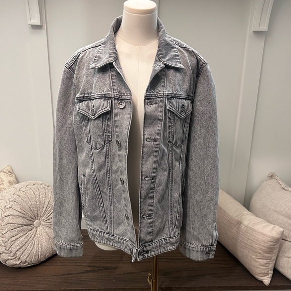 Eleventy Men's Gray Denim Jacket SIZE Large NWOT - Picture 3 of 6